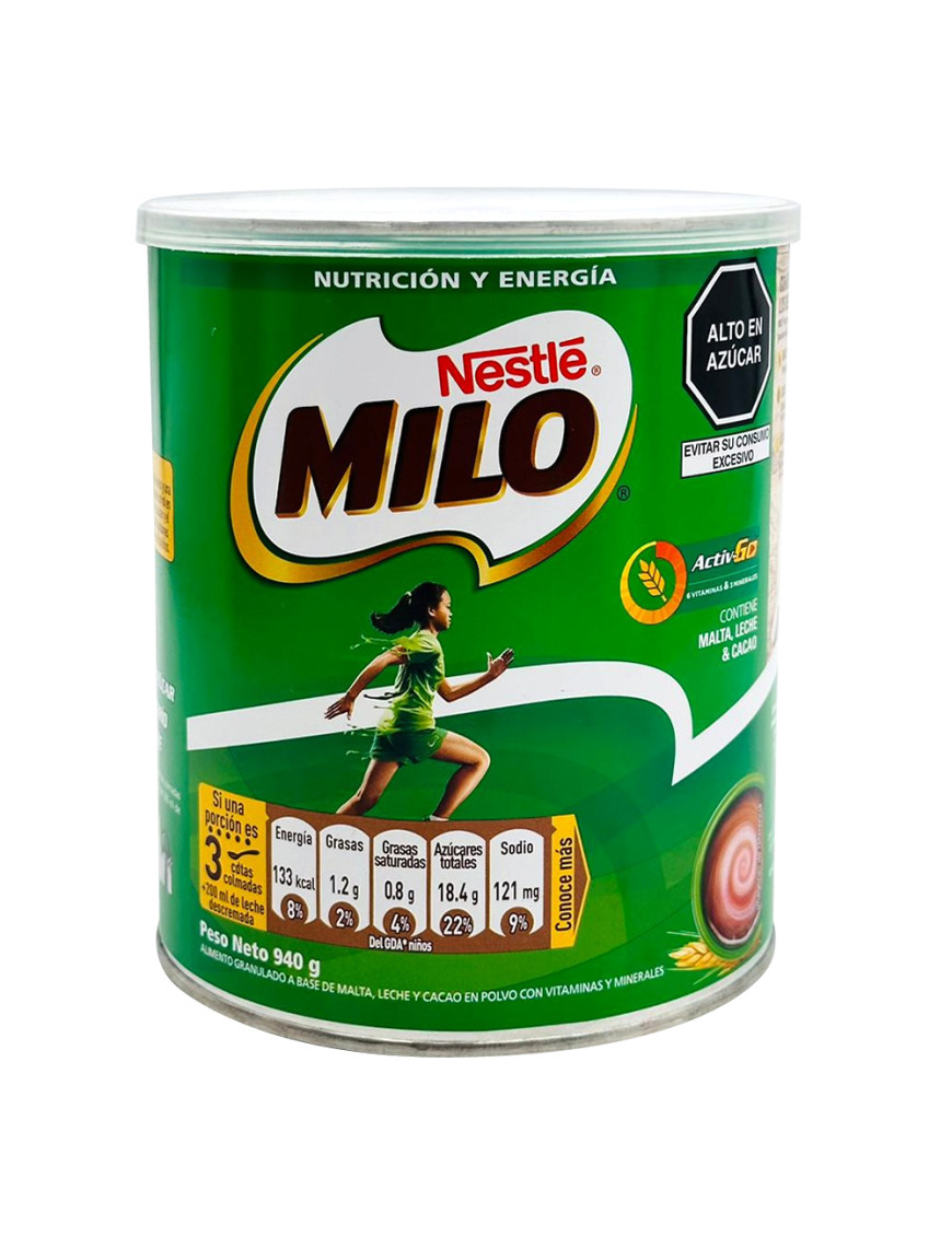 Chocolate en polvo Milo lata x940gr