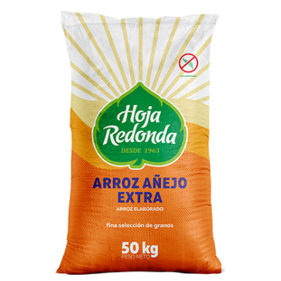 Arroz familiar añejo extra Hoja Redonda x 50k